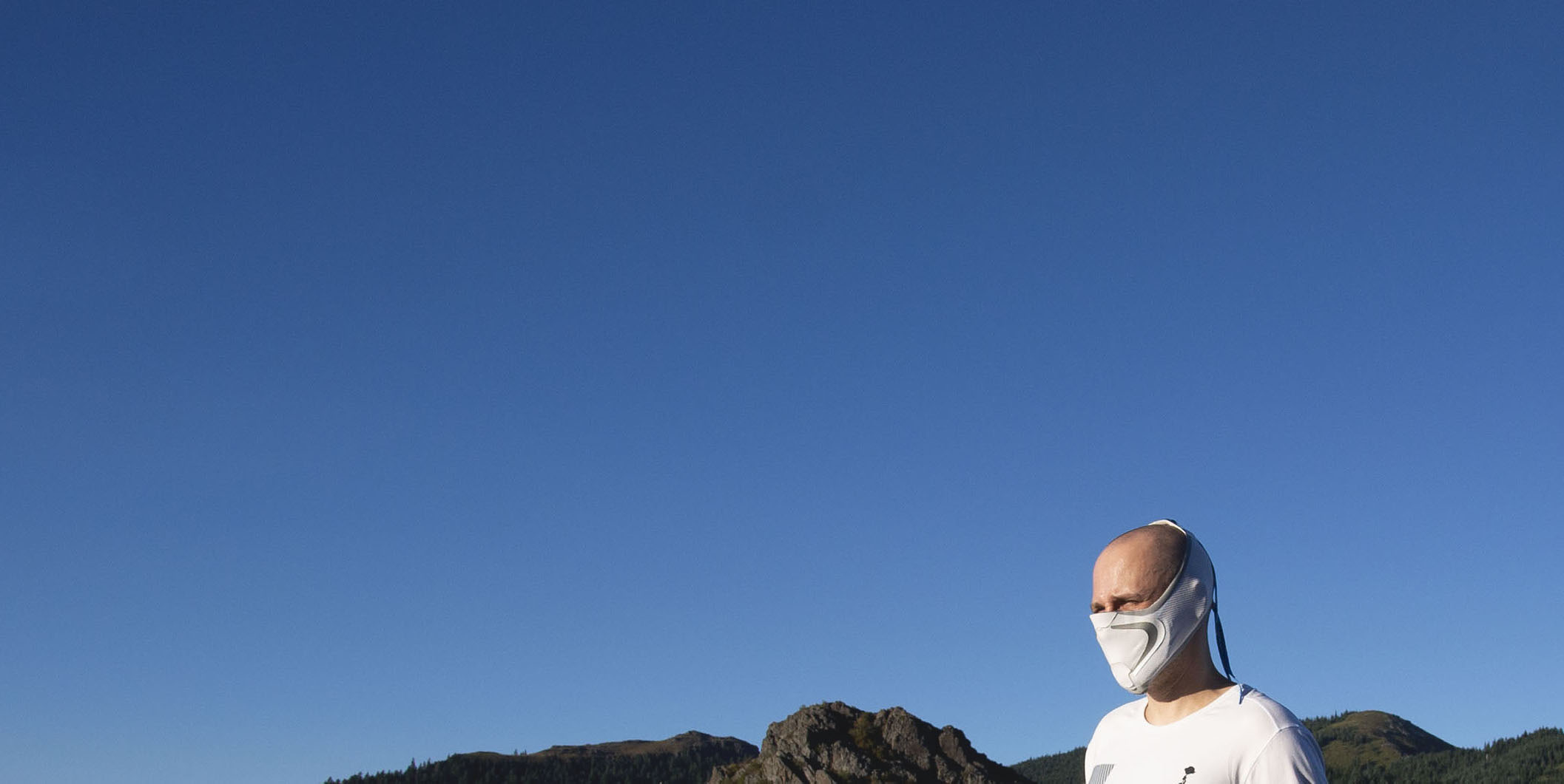 Airbender facemask for athletes.